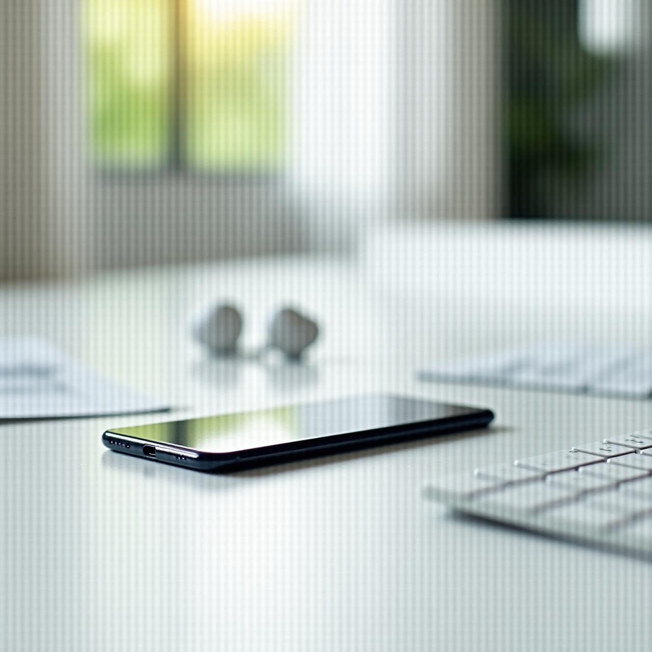 Digital contract and electronics on a clean surface